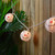 10-Count White Snowman Paper Lantern Christmas Lights, 8.5ft White Wire