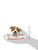 Bulldog Ornament "Santa's Pals" With Personalizable Name Plate