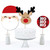 Big Dot of Happiness Jolly Santa Claus - Christmas Party Centerpiece Sticks - Table Toppers - Set of 15