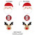 Big Dot of Happiness Jolly Santa Claus - Christmas Party Centerpiece Sticks - Table Toppers - Set of 15
