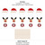 Big Dot of Happiness Jolly Santa Claus - Christmas Party Centerpiece Sticks - Table Toppers - Set of 15