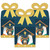 Big Dot of Happiness Holy Nativity - Square Favor Gift Boxes - Manger Scene Religious Christmas Bow Boxes - Set of 12