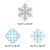 Big Dot of Happiness Winter Wonderland - Outdoor Lawn Sign Decorations with Stakes - Snowflake Holiday Party & Winter Wedding Yard Display - 3 Pieces