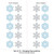 Big Dot of Happiness Hanging Winter Wonderland - Outdoor Hanging Decor - Snowflake Winter Wedding and Holiday Party Decorations - 10 Pieces