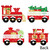 Big Dot of Happiness Christmas Train - Decorations DIY Holiday Party Essentials - Set of 20
