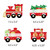 Big Dot of Happiness Christmas Train - Decorations DIY Holiday Party Essentials - Set of 20
