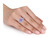2.30 Carat (ctw) Amethyst and Tanzanite Ring in Sterling Silver - 68DLG1005174AM-6