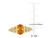 1.10 Carat (ctw) Oval Madeira Citrine Ring in 10K Yellow Gold with Accent Diamonds - 08DLG1005564CT-7.5