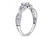 5/8 Carat (ctw H-I, I1-I2) Diamond Twist Engagement Ring in 14K White Gold - 08DLG100571475W-5.5