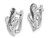 1/5 Carat (ctw) Black & White Diamond Dangle Earrings in Sterling Silver - 61QGG7831