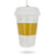 Coffee Lover Cup Glass Christmas Ornament - CC-0383
