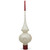 Nativity Scene for Kids on White Glass Christmas Tree Topper 11 Inches - BBB-301