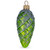 Glittered Pine-cone Glass Christmas Ornament - AA-005