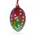 1898 Lilies of the Valley Royal Egg Glass Ornament 4 Inches