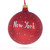 Brooklyn Bridge, New York Glass Ball Christmas Ornament 4 Inches - KK-0777-100