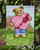 Caroline's Treasures CDCO318AGF Valentine Teddy Bear with Chocolates Flag Garden Size , Small, multicolor