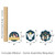 Big Dot of Happiness Holy Nativity - Assorted Hanging Manger Scene Religious Christmas Favor Tags - Gift Tag Toppers - 12 Ct