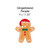 Big Dot of Happiness Hanging Gingerbread Christmas - Outdoor Gingerbread Man Holiday Party Hanging Porch and Tree Yard Decorations - 10 Pc