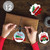 Big Dot of Happiness Merry Little Christmas Tree - Assorted Hanging Red Truck and Car Christmas Party Favor Tags - Gift Tag Toppers - 12 Ct