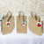 Big Dot of Happiness Merry Little Christmas Tree - Assorted Hanging Red Truck and Car Christmas Party Favor Tags - Gift Tag Toppers - 12 Ct