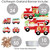 Big Dot of Happiness Christmas Train - Holiday Party DIY Decorations - Clothespin Garland Banner - 44 Pc