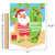 Big Dot of Happiness Tropical Christmas - Outdoor Lawn and Yard Home Decorations - Beach Santa Holiday Party Garden Flag - 12 x 15.25 inches