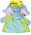 Manhattan Toy Dr. Seuss Horton Baby Tactile Snuggle Blankie, 16"