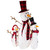 Set of 3 Lighted Tinsel Snowmen Family Christmas Yard Decorations