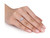 2.00 Carat (ctw) Lab-Created Cushion Moissanite Engagement Ring 14K Rose Gold - 08DLG1005629MOIR-7.5