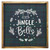 15.75" Plaid 'Jingle Bells' Christmas Wall Sign