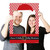 Big Dot of Happiness Jolly Santa Claus - Christmas Party Selfie Photo Booth Picture Frame and Props - Printed on Sturdy Material