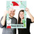 Big Dot of Happiness Fa La Llama - Christmas and Holiday Party Photo Booth Picture Frame and Props - Printed on Sturdy Material