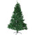 Sunnydaze Indoor Unlit Faux Tannenbaum Slim Evergreen Holiday Christmas Tree with Hinged Branches - 7' - Green