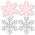 Big Dot of Happiness Pink Winter Wonderland - Snowflake Decorations DIY Holiday Snowflake Birthday Party or Baby Shower Essentials - Set of 20
