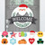 Big Dot of Happiness Holiday Welcome - Front Door Seasonal Decor - Interchangeable Wreath