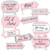 Big Dot of Happiness Funny Pink Winter Wonderland - Holiday Snowflake Birthday Party and Baby Shower Photo Booth Props Kit - 10 Piece