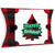 Big Dot of Happiness Holiday Plaid Trees - Favor Gift Boxes - Buffalo Plaid Christmas Party Large Pillow Boxes - Set of 12