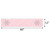Big Dot of Happiness Pink Winter Wonderland - Petite Holiday Snowflake Birthday Party or Baby Shower Paper Table Runner - 12 x 60 inches