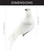 Darware Large White Doves (Set of 3); 8-Inch Long Artificial Doves Figures, Christmas and Wedding Decorations/Large Ornaments
