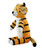 Regit The Plush Tiger Toy, 17" Tall Striped Sitting Tiger Stuffed Animal