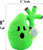 Gallbladder Plush, Body Organ Stuffed Toy Complete with Gallstones