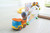 HABA Kullerbu at The Construction Site Play Track - 13 Piece Starter Set with 2 Vehicles and Ball Drop - Ages 2 and Up