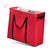 36" Red Rolling Christmas Accessory Bag with 2 Wheels