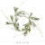 AuldHome Snowy Lamb's Ear Garland (4-Foot); Pearl and Berry Farmhouse Christmas Decor Candle Ring or Wreath Accent
