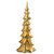 13" Gold and Mustard Yellow Christmas Tree Tabletop Decor