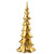 13" Gold and Mustard Yellow Christmas Tree Tabletop Decor