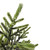Frosted Ice Pine Artificial Christmas Tree with Jute Base - 16.5"