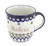 Blue Rose Polish Pottery Grandma Coffee Mug