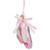 4.5" Pink Ballet Slippers Glass Christmas Ornament