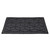 Gray Diamond Patterned Rectangular Coir Doormat 18" x 30"